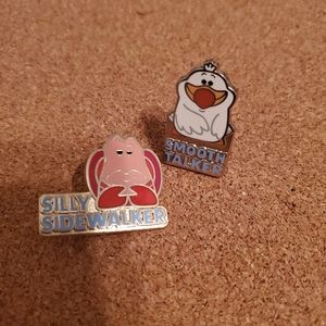 Sebastian and Scuttle Disney pins